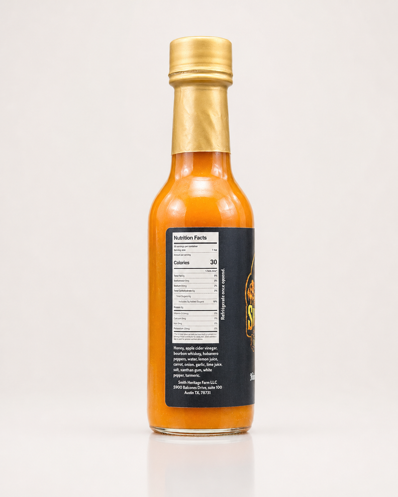 Sidewinder Gold - Habanero Honey Bourbon Glaze.