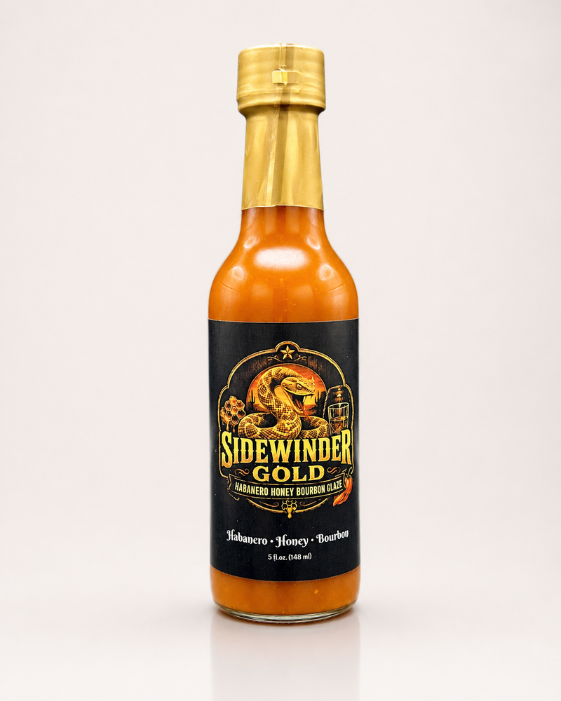 Sidewinder Gold - Habanero Honey Bourbon Glaze.